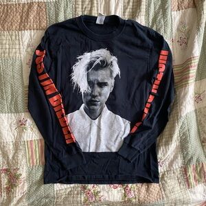 Justin bieber the purpose tour crew neck long sleeve